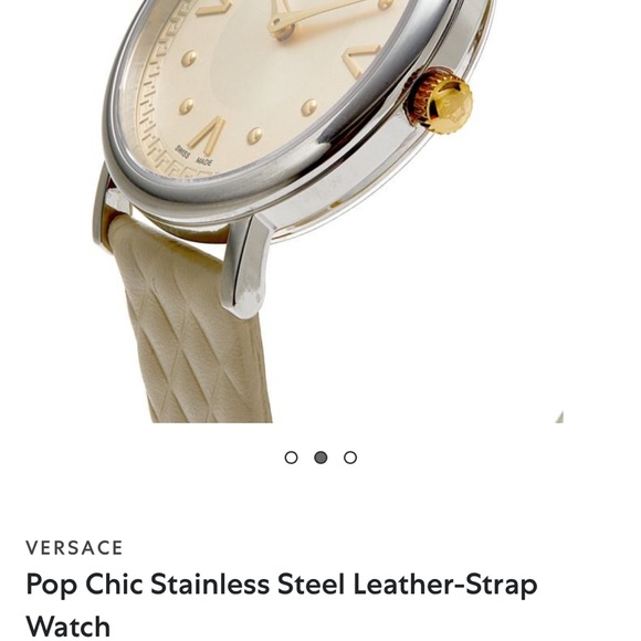 Versace Tan and Cream Watch - Picture 6 of 7